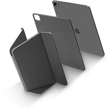 tomtoc Smart Folio Hülle für 2024 Neu 11 Zoll iPad Air M2, 10,9 Zoll iPad Air 5/4, 11 Zoll iPad Pro 4/3/2/1 M2, Ultradünn Magnetisch Case Cover mit Schutzabdeckung für Pencil, Auto Ruhe/Wachfunktion