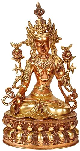 Aakrati 1083 - Tabla Set mit Kupfer Bayan und Sheesham Holz Dayan für Profi und Anfänger mit Hammer | Gaddi Ring | Holz Gatta | Tragetasche (9 Zoll)