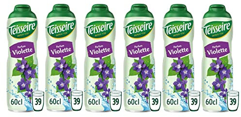 Pack de 6 sirops violette 6x60cl