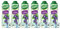 Pack de 6 sirops violette 6x60cl