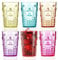 Muldale Plastic Tumblers for Adults - BPA Free 400ml Acrylic Highball Drinking Glasses Set of 6 - Multi Coloured Reusable Summer Partyware
