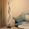 LDIEUWUET LED Stehleuchte,StehLampe Dimmbar,155cm Stehleuchte Led Stehlampe Wohnzimmer Modern Spirale Design, 30 Watt, 3 Farbtemperaturen, Eck Standlampe für Schlafzimmer Wohnzimmer