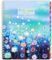 Lehrerplaner Wochenkalender - Blaues Blumenmuster