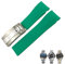 SOMKB 21mm Silikon Gummi Uhr Band Ersatz für Rolex DEEPSEA Sea-Dweller 126660 Blau Schwarz Tauchen Sport Strap Kostenlose Werkzeuge, 20 mm, Achat
