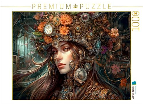 CALVENDO Puzzle EIN Motiv aus dem Kalender Floraler Steampunk | 1000 Teile Lege-Größe 64 x 48 cm Foto-Puzzle für glückliche Stunden