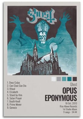 suumyo Geister-Poster, Raumdekoration, ästhetisches Poster, künstlerisches Poster für Schlafzimmer, Wohnzimmer, Wände, 30 x 45 cm, ungerahmter Stil