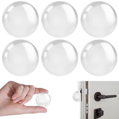 12 Stück Gummipuffer Selbstklebend, 1.18 Runder Türstopper Wand selbstklebend,Türstopper Wand Transparent, Türklinken Stopper, Wandpuffer,Elastikpuffer Transparent Selbstklebend für Bad, Tür, Wände