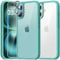 TAURI for iPhone 16 Case with HD Screen Protector, [Not-Yellowing] [15 FT Grade Protection] Shockproof Phone Case for iPhone 16 6.1 Inch - Green