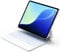 Bettdow for iPad Pro 13 M4 2024 Magnetic Keyboard case, UK Layout Floating Cantilever Stand, Multi-Touch Trackpad with 7 Color Backlit Wireless Keyboard for iPad Pro 13 Inch 2024, White