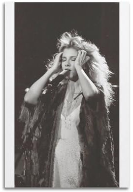nshdahns Stevie Nicks Poster, Wandkunst, Vintage-Kunst, Raumdekoration, ästhetisches Schlafzimmer-Poster für Schlafzimmer, 30 x 45 cm, ungerahmter Stil