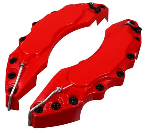 TINEASUR Bremssattel-abdeckungen Für Auto Bremssattel-schutz Scheibenbremssattel-abdeckung Robustes Abs-material Einfache Montage Verbessert Ästhetik