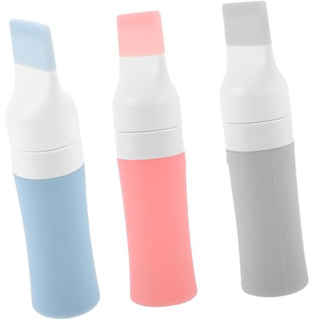 CRILSTYLEO 3-teiliger Silikon-haarfärbemittel-flaschen-wurzelkamm- Tragbare Haarfärbe-applikatorflasche Zum Ölen Und Färben
