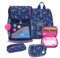 Belmil Premium Comfy Plus ergonomisches Schulranzen Set 5 - teilig, für kleine Kinder/Erstklässler - STAEDTLER, Brustgurt, Hüftgurt, Magnetverschluss (405-73/P/S) (Sapphire 2)