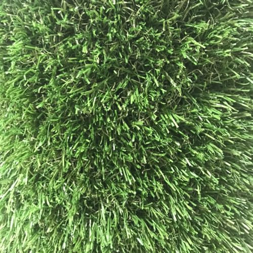 TMPpro Kunstrasen 4m² - 30mm Dicke 100cm x 400 cm - Outdoor Grün Rasenteppich Grasteppich Rollrassen - Rasen für Balkon Terasse Garten - Wetterfest & Pflegeleicht (1 x 4m²)