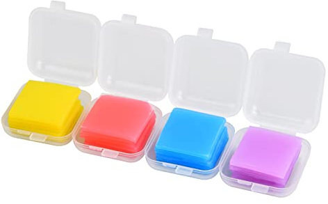 Duronge 24 Stück Diamond Painting Stift Kleber, 0.98in x 0.98in DIY Malerei Kleber Ton Set, Bunte Diamant Painting Wachs mit Aufbewahrungsbox, für 5D-Diamond Painting Stickerei Zubehör