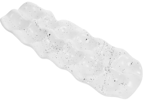GETAJGHSD Plateau à Œufs en Céramique 12 Cases Support à Œufs pour Réfrigérateur Cuisine Beige Crème Rangement Pratique et Organisation pour Conservation