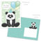 emufarm 10 EINLADUNGEN zum Kindergeburtstag PANDA inklusive 10 passende Umschläge/Einladungskarten für Mädchen/Einladung Party