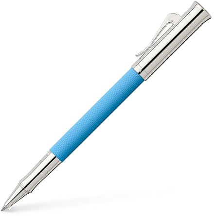 Graf von Faber-Castell 146528 - Tintenroller Guilloche Gulf Blue