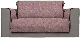 Komfort-Antigleiten-Sofa-Decke,2 Plätze, bordeaux