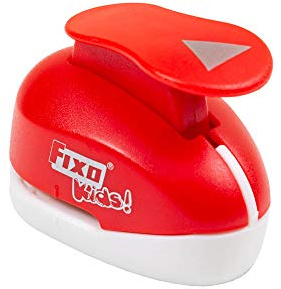 Fester Locher mit Formen, Dreieck, klein, Rot