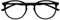 OPULIZE Met Lesebrille Schlank Runder Rahmen Federscharniere Kratzfest Schwarz Herren Damen R60-1 +1.00
