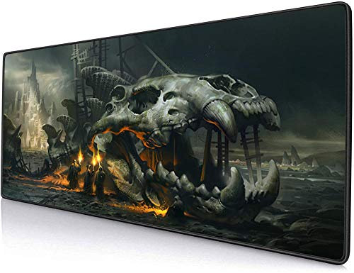 Alfombrilla de ratón extendida Alfombrilla de ratón Grande para Juegos: Teclado de computadora de 35.4x15.7 Pulgadas Alfombrilla de ratón Alfombrilla Antideslizante