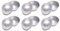 CANDeal 12 STK Bath Bomb Mold Kit 6 Set DIY Badebomben Gießformen Metallform für hausgemachte Badebomben und basteln Sie Ihre eigenen Fizzles (5,5cm)