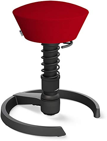 aeris Swopper – Ergonomischer Hocker – Bürohocker höhenverstellbar – Vielseitiger Sitzhocker für einen gesunden Rücken – Bürostuhl ohne Rollen, Feder Standard