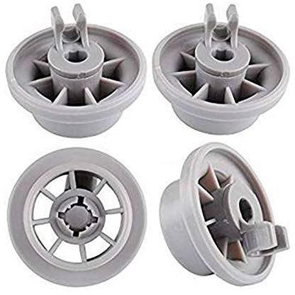 HUAYUWA Lot de 4 roulettes inférieures pour panier inférieur de lave-vaisselle Bosch Siemens NEFF 165314