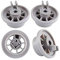 HUAYUWA Lot de 4 roulettes inférieures pour panier inférieur de lave-vaisselle Bosch Siemens NEFF 165314