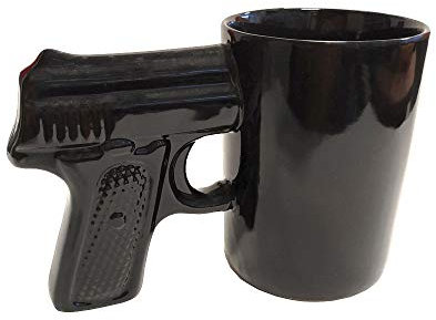 Framan Taza Pistola de Cerámica – 400ml | Diseño Original y Divertido