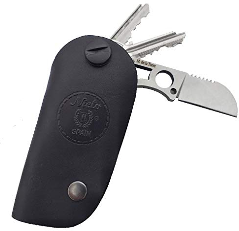 MIGUEL NIETO cuchillo SOS R.12F con hoja en acero MOVA 1.4116. Incluye funda de Cuero
