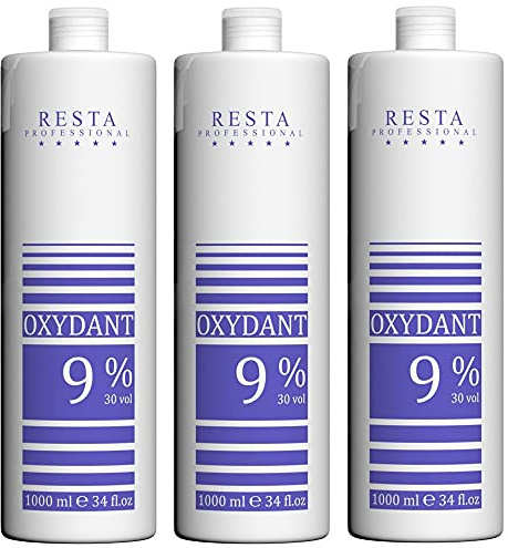 3er Resta Professional Creme Oxydant mit hoher Schutzwirkung 9% 1000 ml