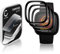 CELLONIC 3X 9H Display Schutzglas für Fitbit Versa 3 / Sense Smartwatch, 3D Full Cover Full Glue Screen Protector Glass, Fitness Tracker Displayschutz Glas schwarz Schutzfolie