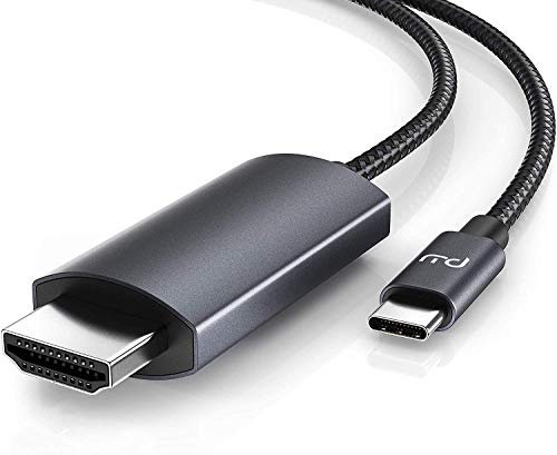 Primewire – Cavo da USB C a HDMI 4k 60Hz 2.0 Ultimo modello - 1 Metro Nero - compatibile con MacBook Pro 2020 2019 2018 2017, MacBook Air, iPad Pro, Surface Book 2, Galaxy S10 - OFFERTA LANCIO