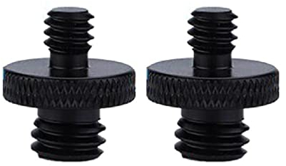 dedepeng 2 Stück Standardschrauben 1/4''-20 Stecker auf M5 M6 M8 M10 Außengewinde Stativschraube Adapter Kameramontage Konverterschraube DSLR Kamera Konversionsschraube Fotoausrüstung Zubehör