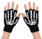 WBTY Fingerlose Handschuhe den Winter, Unisex, Skelett-Handschuhe, leuchtende Skelett-Handschuhe