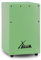 XDrum KC-37GN Kinder-Cajon - Kleine Cajon speziell für Kinder - Nur 36 cm hoch - Snare-Effekt durch stimmbare Gitarrensaiten - Grün
