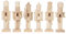 12.5CM Weihnachten Nussknacker Figuren,Holz Nussknacker Figur Soldat Weihnachtsdekoration,Weihnachten Nussknacker Soldat Unbemalte Rohling Nussbaumsoldat Ornamente Puppe Traditioneller Nussbrecher