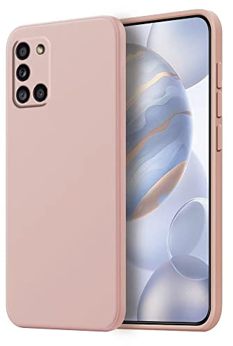 HONLEN Hülle für Samsung Galaxy A31 Schutzhülle Case, (6.4 Inches) Liquid TPU Silicone Handyhülle mit Fallschutz Silikon Cover Sandpulver