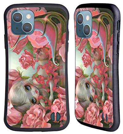 Head Case Designs Licenza Ufficiale Strangeling Rose Sirena Custodia Cover Ibrida Compatibile con Apple iPhone 13