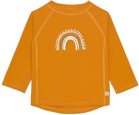 LÄSSIG Unisex Baby Rashguard Langarm Rash-Guard-Shirt, Gelbgold, 92
