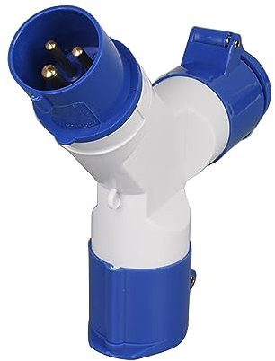 Saiyana 16A Plug Socket Splitter Mains Electric Hook Up 240V Caravans Boats 2/3 Way Splitter Power Supply Hook Up Splitter