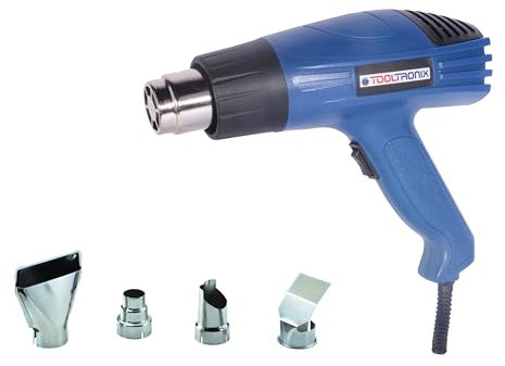 ToolTronix Hot Air Heat Gun 2000W with 4 Nozzles Included