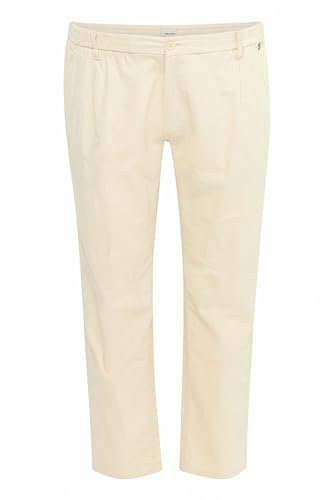 Blend BHBPants Herren Hose aus Leinenmix Chinohose Stoffhose mit Gürtelschlaufen Eingrifftaschen, Größe:44/30, Farbe:Oyster Gray (141107)