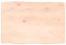 vidaXL Tischplatte, Holzplatte für Tisch Esstisch Couchtisch, Massivholzplatte Handgefertigt mit Baumkante, Ersatztischplatte, 60x40x2cm Massivholz Eiche Unbehandelt