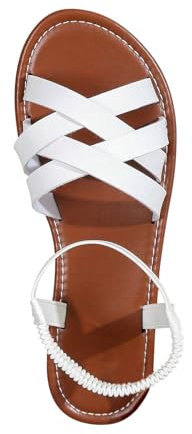 Générique Sandales Femmes Plates,Antidérapante Chaussures Boheme ÉTé Nu Pieds à Talons Plates à Respirantes décontracté Bout ouvert Semelle souple Grand Taille Bouts Ouverts Plage Semelle Pas Cher