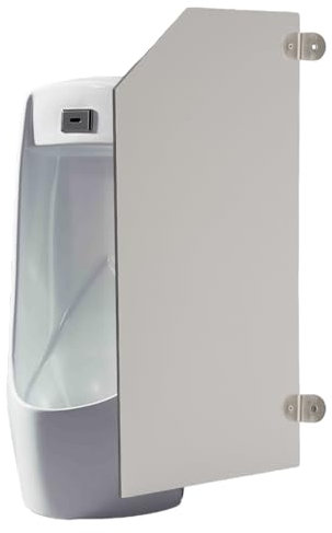Urinal Separador de Inodoro Montaje en Pared Para Hombres Urinario Privacidad Mampara de Ducha Ventana Puertas de Ducha Paredes Cines Centros Comerciales (ángulo inclinado)