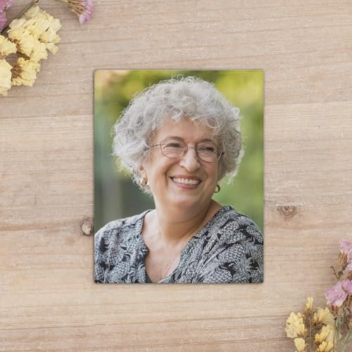 Wanapix | Foto para Lápidas | Retrato de Porcelana Personalizado | Placas Conmemorativas | Fotocerámica Rectangular | 10x15cm