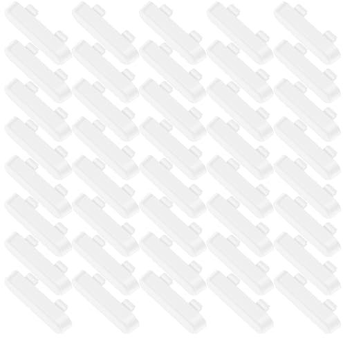 LICQIC 40 Pcs Weep Vent Cover, Window Drain Caps, Weep Hole Drainage Covers Double Glazing, for Doors and Windows (White)